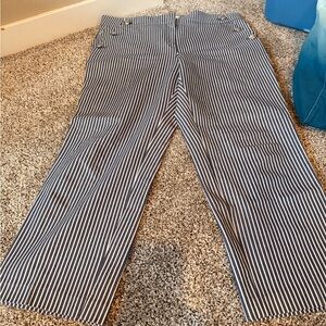 Striped Blue and White Pants